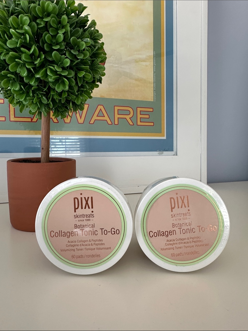 PIXI SkinTreats Collagen Tonic To-Go Toner Pads Set of 2